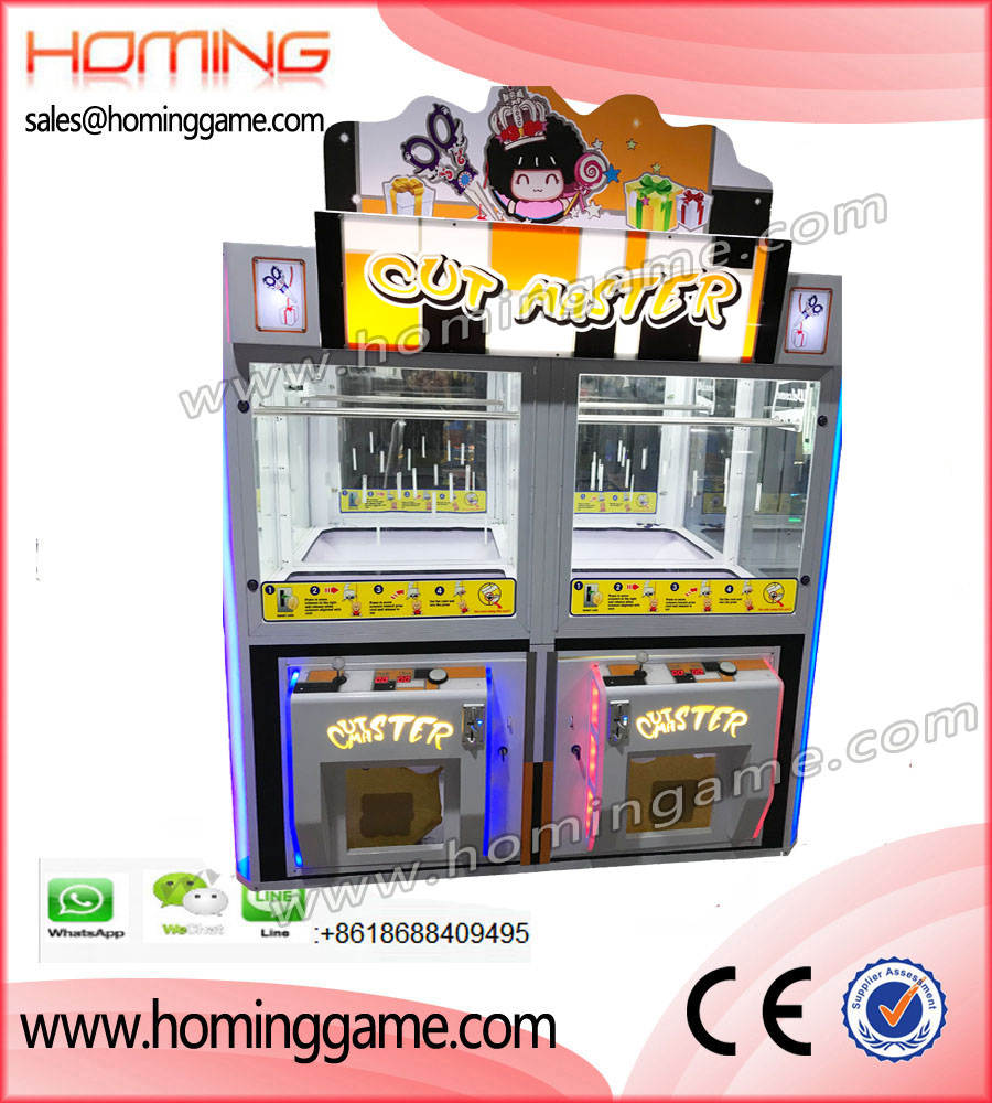 Luxury Double Barber Cutting Master Prize Game,Hot Prize Game,Barber Cut Prize Game,Barber cut,Cut Prize Game Machine,Cut String Prize Game,Cut Ur Prize Game Machine,Cut Master,Cutting Master prize arcade game machine,Game Machine,Arcade Game Machine,Coin Operated Game Machine,Prize Redemption Game Machine,Redeption Game Machine,Prize Machine,Indoor Game Machine,Prize Vending Machine,Vending Machine,Family Entertainment Game,Entertainment Game,Gaming Machine