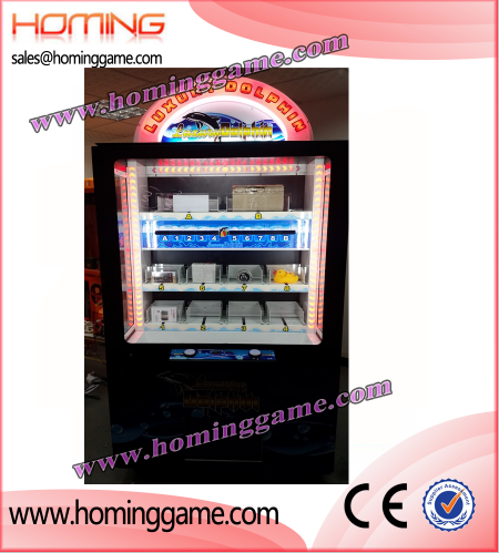 Luxury Dolphin ICUBE PRIZE GAME,Icube prize game,Icube prize arcade game,cube prize game machine,game machine,key master prize game machine,coin operated game machine,indoor game machine,electrical slot game machine,arcade game machine for sales,amsuement park game equiopment,vending prize game machine,prize vending machine,vending machine,gift game machine,gift machine,new crane machine