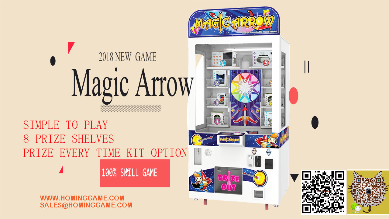 Magic Arrow Prize Arcade Game Machine,Hot Prize Redemption Game Machine,Magic Arrow Prize,Magic Arrow Game Machine,Arrow Arcade Game Machine,Prize Arrow Game Machine,Game Machine,Arcade Game Machine,Coin Operated Game Machine,Entertainment Game Machine,Family Entertainment Game,Prize Vending Machine,Vending Machine,Gift Game Machine,Indoor Game Machine,Electrical Slot Game Machine,Game Equipment