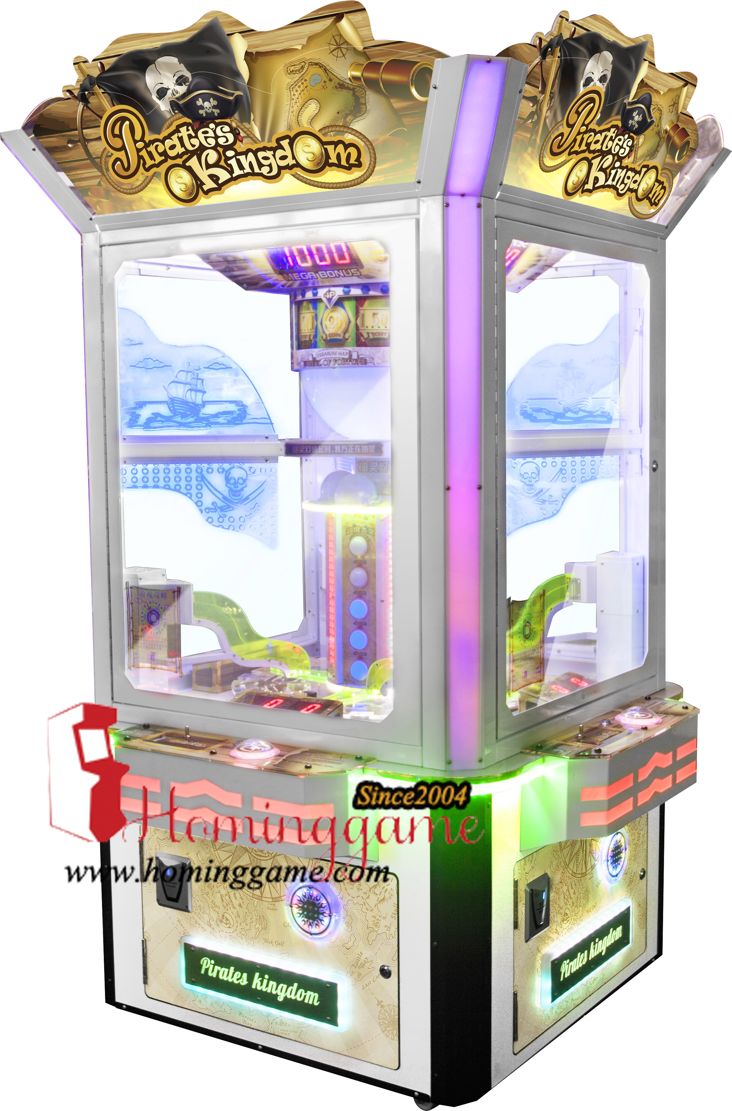 Pirate's KingDom Redemption Arcade Game Machine,Hot Sale Lottery Redemption Tickate Game,Pirate's KingDom,Pirate KingDom Game Machine,Redemption Game Machine,Redemption ticket game machine,Game Machine,Arcade Game Machine,Coin operated game machine,Amusement park game machine,Indoor game machine,Family Entertainment,Family Entertainment game machine,Game Equipment,Slot Game Machine,Coin Games,Kids Game Machine